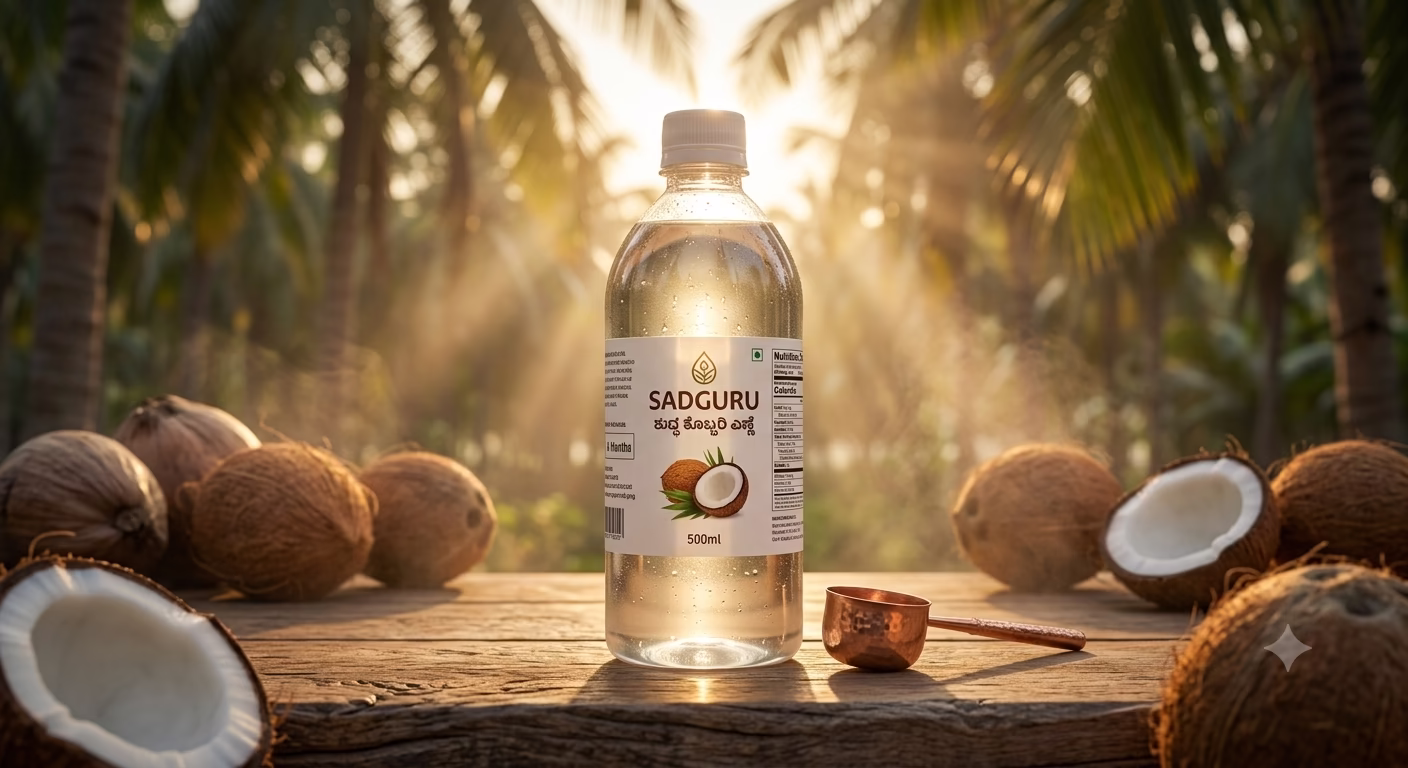 Sadguru pure coconut oil